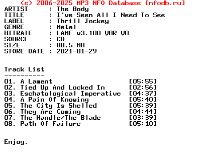 The_Body-Ive_Seen_All_I_Need_To_See-2021