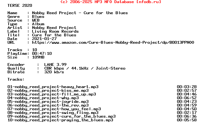 Nobby_Reed_Project-Cure_For_The_Blues-WEB-2001-Terse