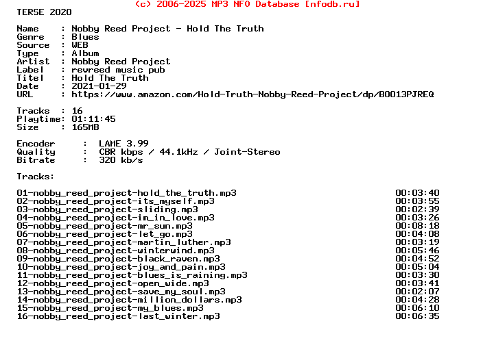 Nobby_Reed_Project-Hold_The_Truth-WEB-2006-Terse