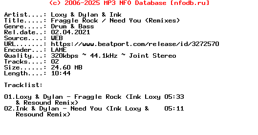 Loxy_And_Dylan_And_Ink-Fraggle_Rock__Need_You_(REMIXES)-(ILR008DD)-WEB-2021