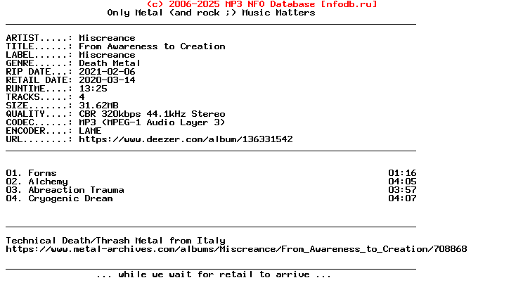 Miscreance-From_Awareness_To_Creation-EP-WEB-2020