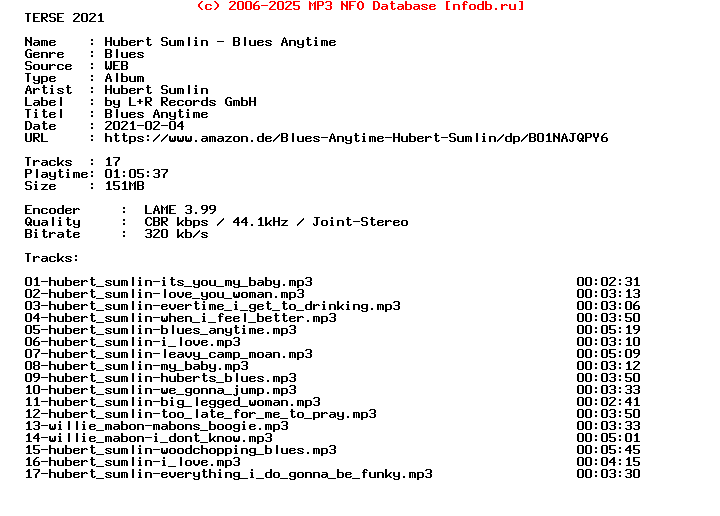 Hubert_Sumlin-Blues_Anytime-WEB-1994-Terse