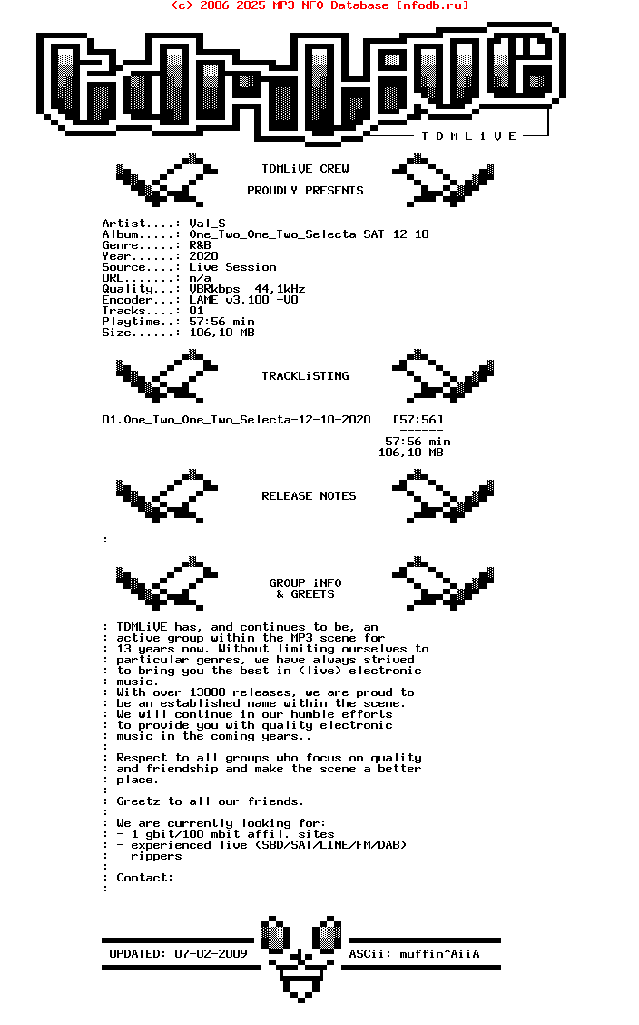 Val_S-One_Two_One_Two_Selecta-SAT-12-10-2020-TDMLiVE