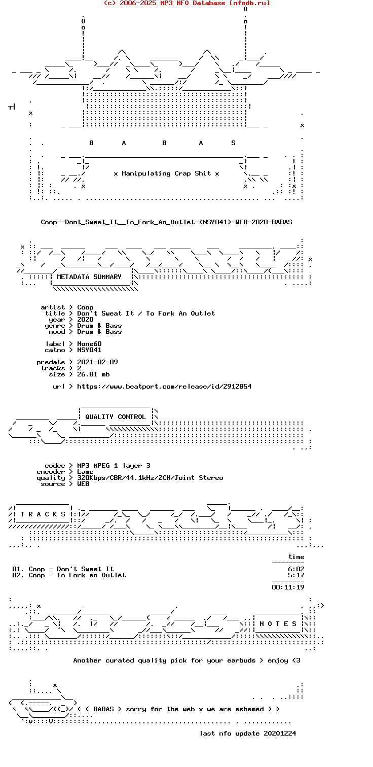 Coop--Dont_Sweat_It__To_Fork_An_Outlet-(NSY041)-WEB-2020-BABAS