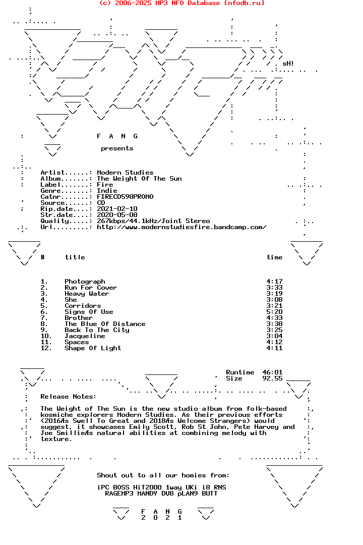 Modern_Studies-The_Weight_Of_The_Sun-(FIRECD598PROMO)-Promo-CD-2020