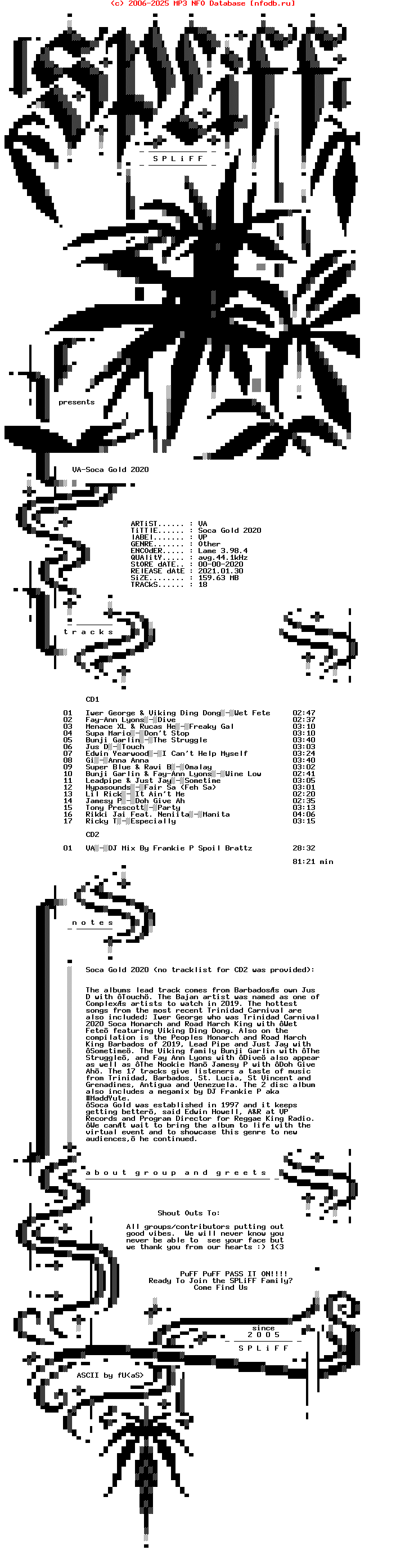 VA-Soca_Gold_2020-2CD-2020-SPLiFF