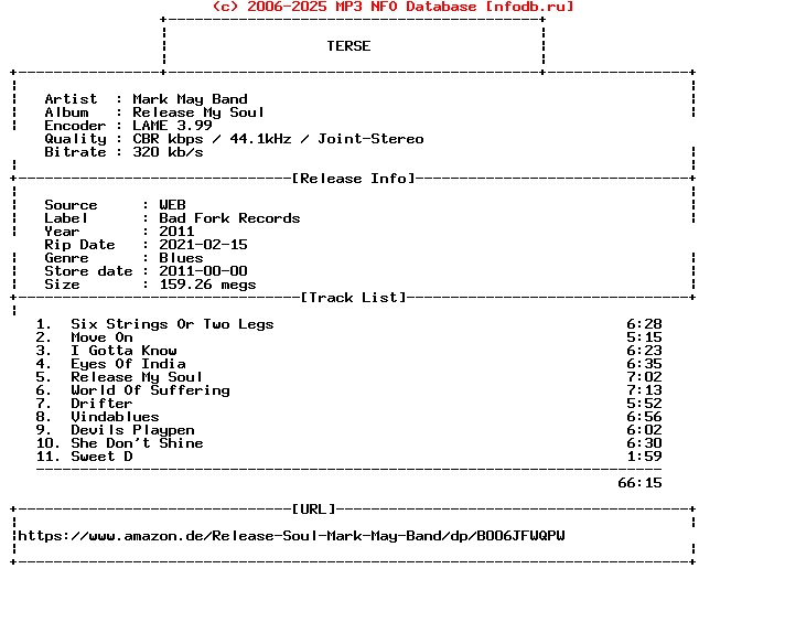 Mark_May_Band-Release_My_Soul-WEB-2011-Terse