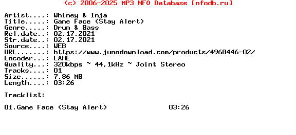 Whiney_And_Inja-Game_Face_(STAY_ALERT)-(NHS415DD)-Single-WEB-2021