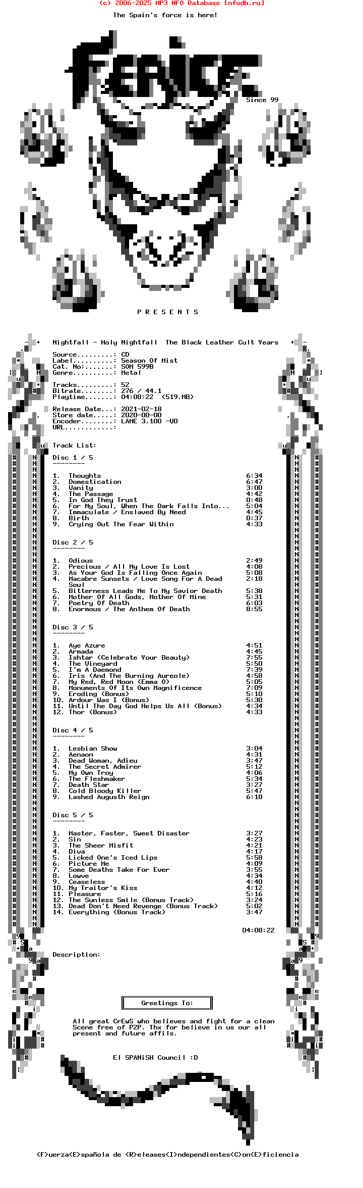 Nightfall-Holy_Nightfall__The_Black_Leather_Cult_Years-(SOM_599B)-Boxset-5CD-2020