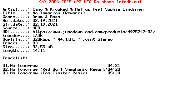 Camo_And_Krooked_And_Mefjus_Feat_Sophie_Lindinger-No_Tomorrow_(REWORKS)-(NHS403DD1)-WEB-2021