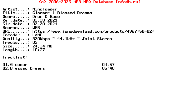 Mindloader-Gloomer__Blessed_Dreams-(LFR239)-WEB-2021