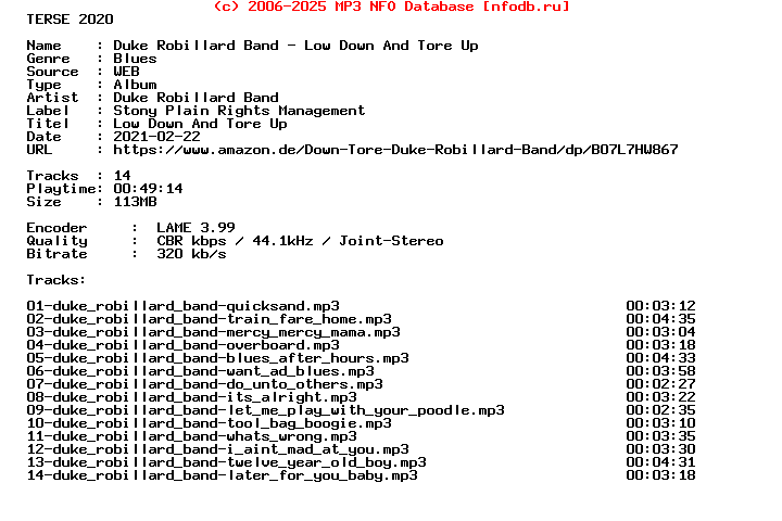 Duke_Robillard_Band-Low_Down_And_Tore_Up-WEB-2011-Terse