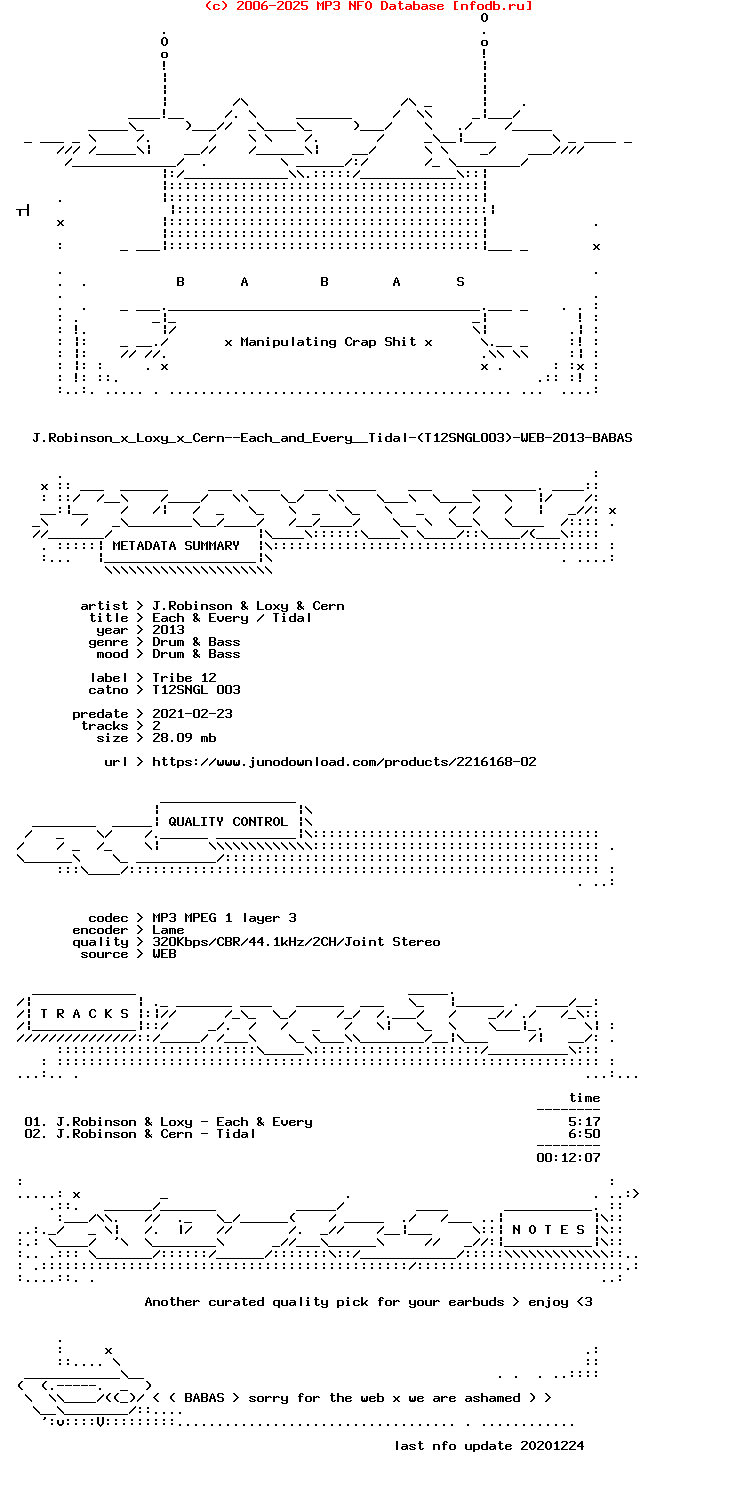 J.Robinson_X_Loxy_X_Cern--Each_And_Every__Tidal-(T12SNGL003)-WEB-2013-BABAS