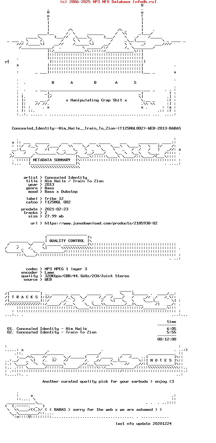 Concealed_Identity--Him_Haile__Train_To_Zion-(T12SNGL002)-WEB-2013-BABAS