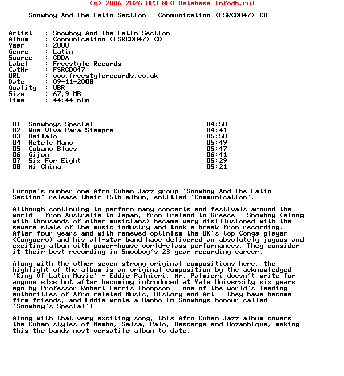 Snowboy_And_The_Latin_Section-Communication_(FSRCD047)-CD-2008