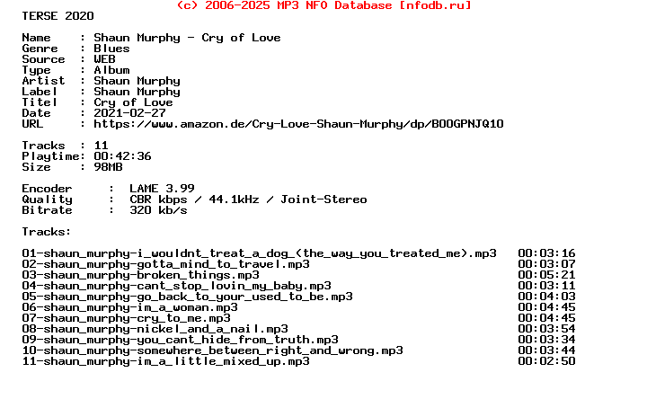 Shaun_Murphy-Cry_Of_Love-WEB-2013-Terse