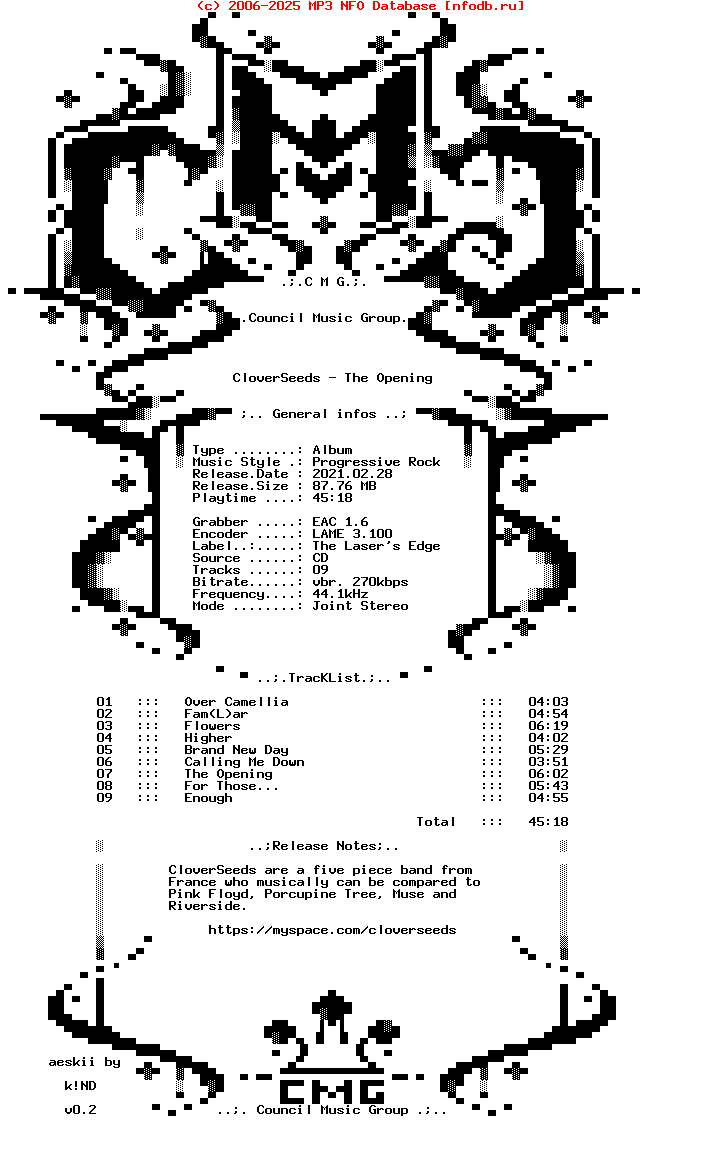 Cloverseeds_-_The_Opening-2010-CMG