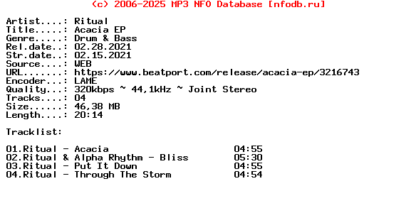 Ritual-Acacia_Ep-(INFLUENZA236)-WEB-2021
