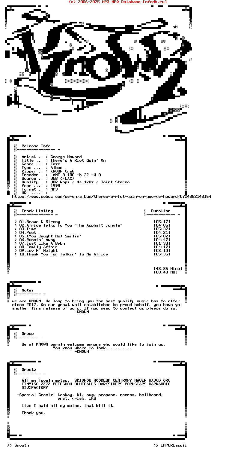 George_Howard-Theres_A_Riot_Goin_On-WEB-1998
