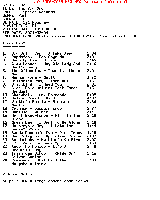 VA-The_Big_One-1991