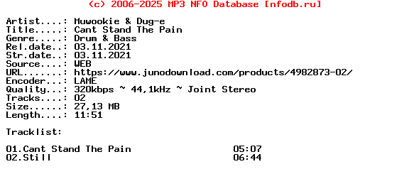 Muwookie_And_Dug-E-Cant_Stand_The_Pain-(FXM017)-WEB-2021