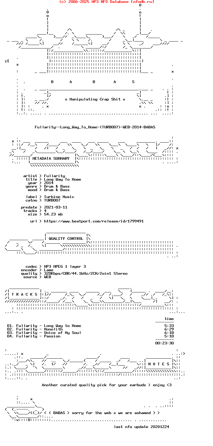 Fullarity--Long_Way_To_Home-(TURB007)-WEB-2014-BABAS