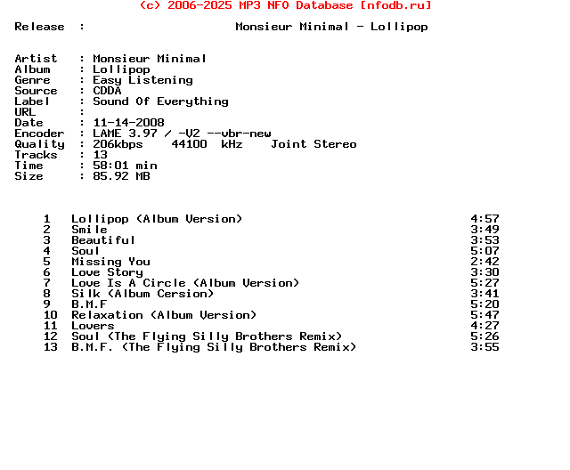 Monsieur_Minimal-Lollipop-(TSOECD027)-CD-2008