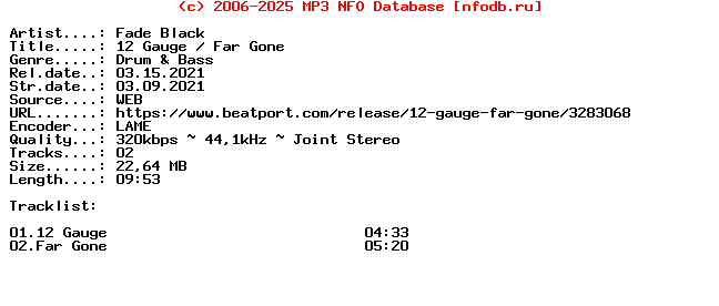 Fade_Black-12_Gauge__Far_Gone-(CRIT164D)-WEB-2021
