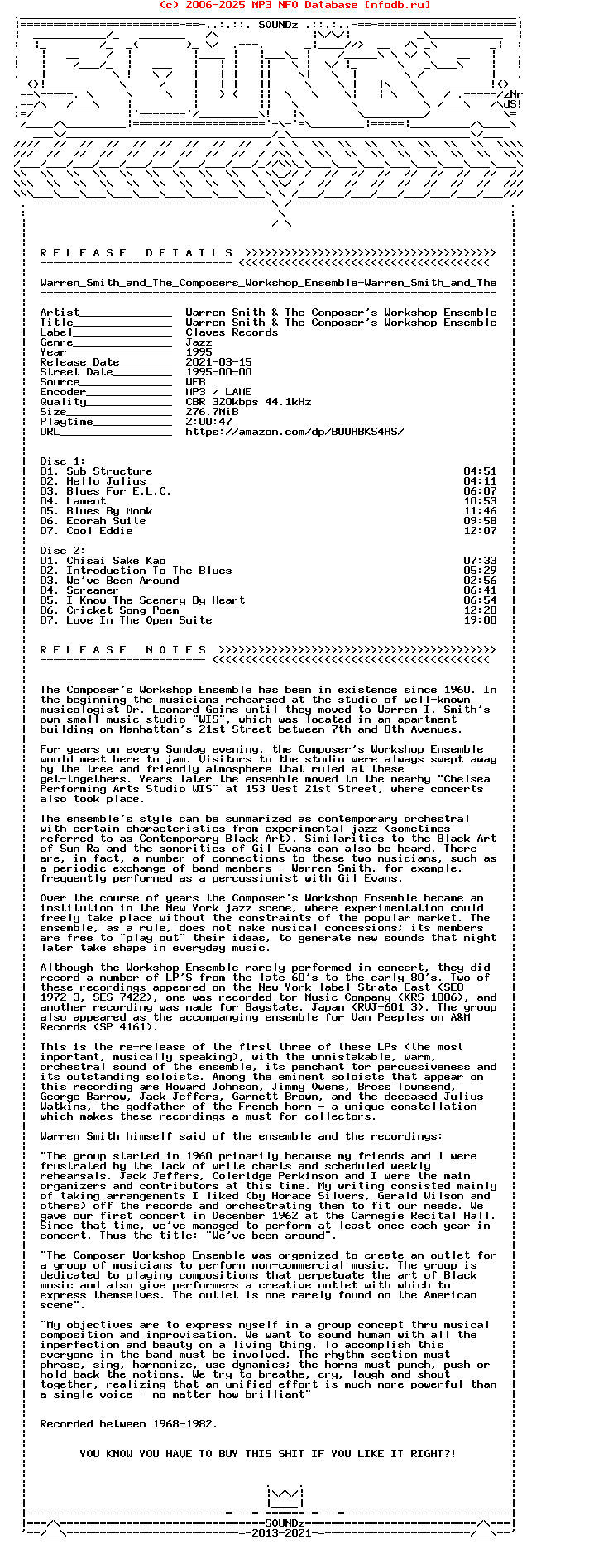 Warren_Smith_And_The_Composers_Workshop_Ensemble-Warren_Smith_And_The_Composers_Workshop_Ensemble-WEB-1995-Snz
