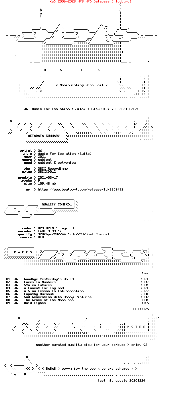 36--Music_For_Isolation_(SUITE)-(3SIXCD012)-WEB-2021-BABAS