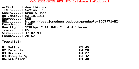 Jam_Thieves-Sativa_Ep-(KILLAZ071DIG)-WEB-2021