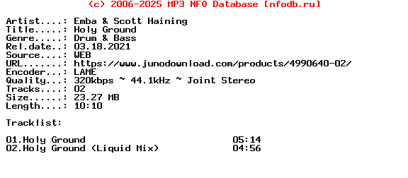 Emba_And_Scott_Haining-Holy_Ground-(SPEAR142)-WEB-2021