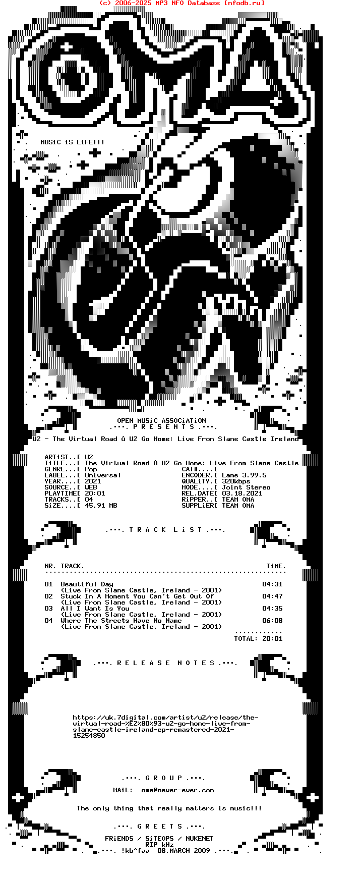 U2--The_Virtual_Road__U2_Go_Home_Live_From_Slane_Castle_Ireland_Ep_(REMASTERED_2021)-WEB-2021-OMA