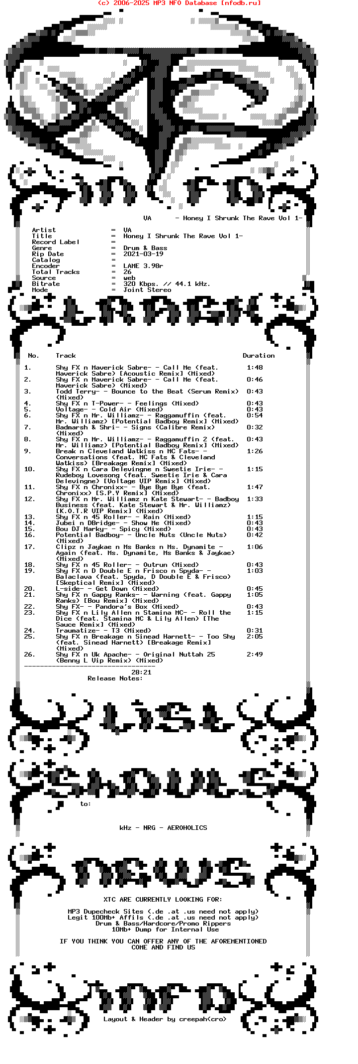 VA-Honey_I_Shrunk_The_Rave_Vol_1-2020-XTC