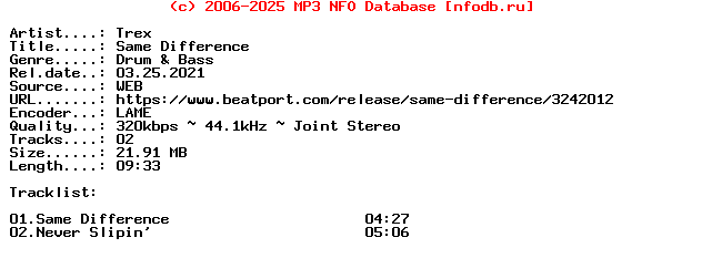 Trex-Same_Difference-(D9REC098)-WEB-2021