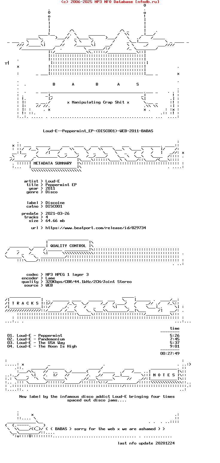 Loud-E--Peppermint_Ep-(DISC001)-WEB-2011-BABAS