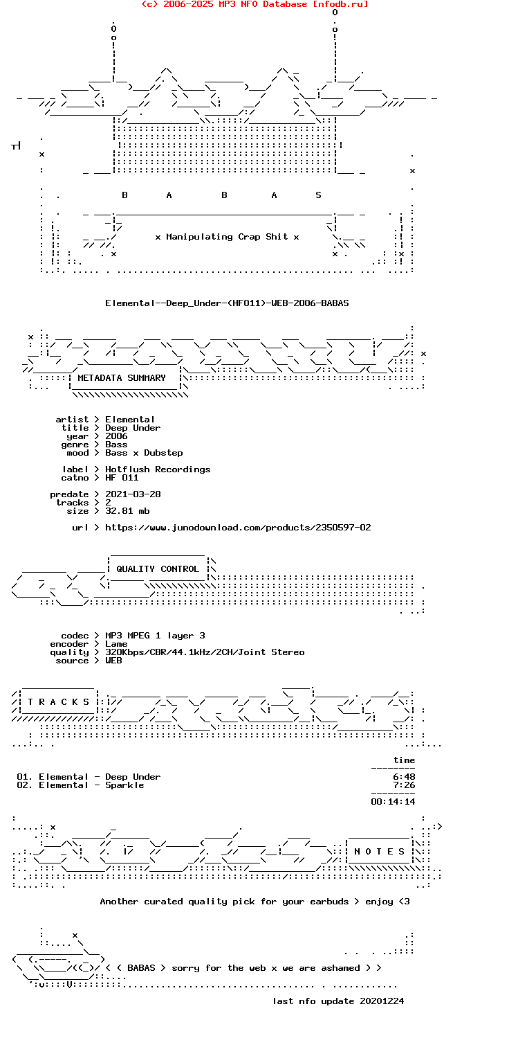 Elemental--Deep_Under-(HF011)-WEB-2006-BABAS
