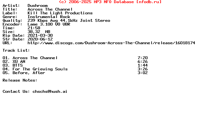Dushroom-Across_The_Channel-(EP)-CDR-2020