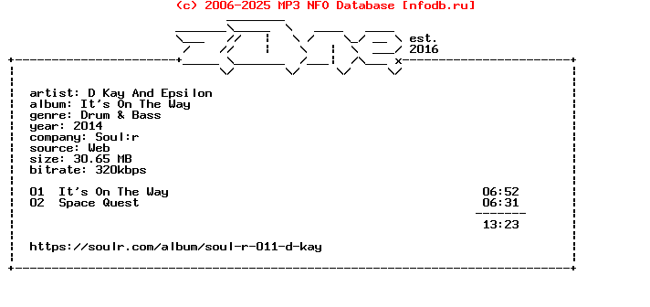 D_Kay_And_Epsilon-Its_On_The_Way-Soulr011-WEB-2014-Z0Ne