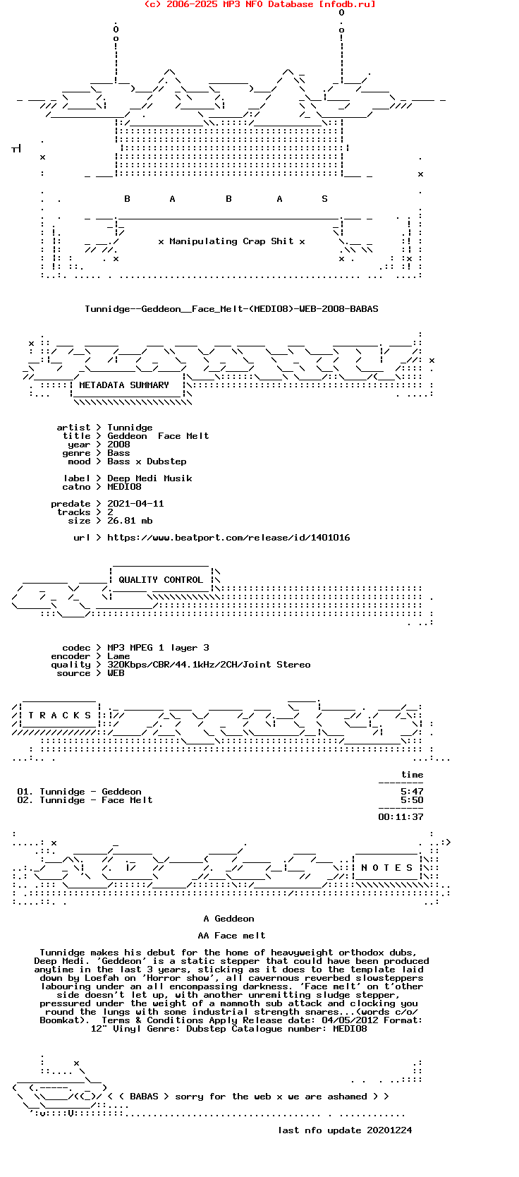 Tunnidge--Geddeon__Face_Melt-(MEDI08)-WEB-2008-BABAS