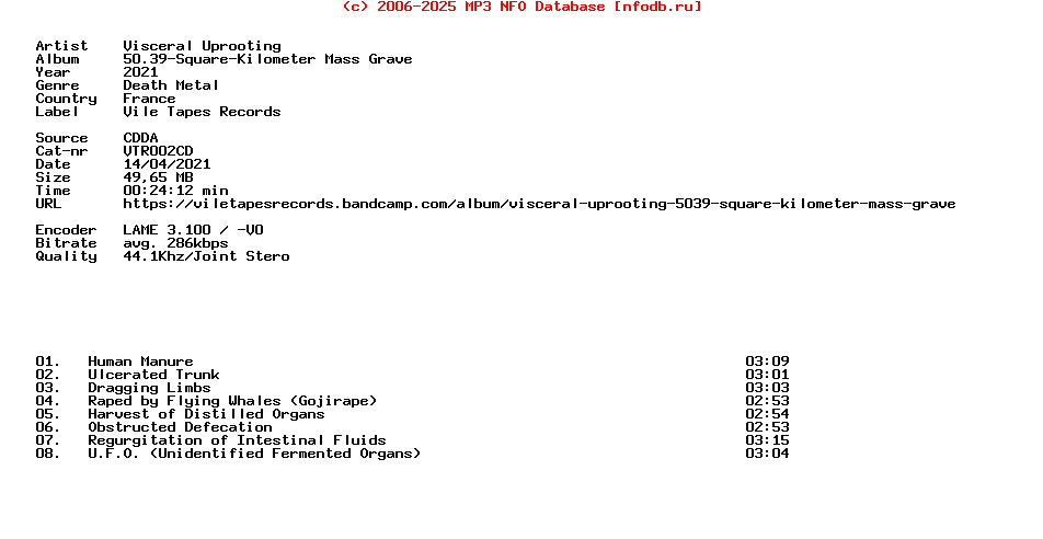 Visceral_Uprooting-50.39-Square-Kilometer_Mass_Grave-CD-2021