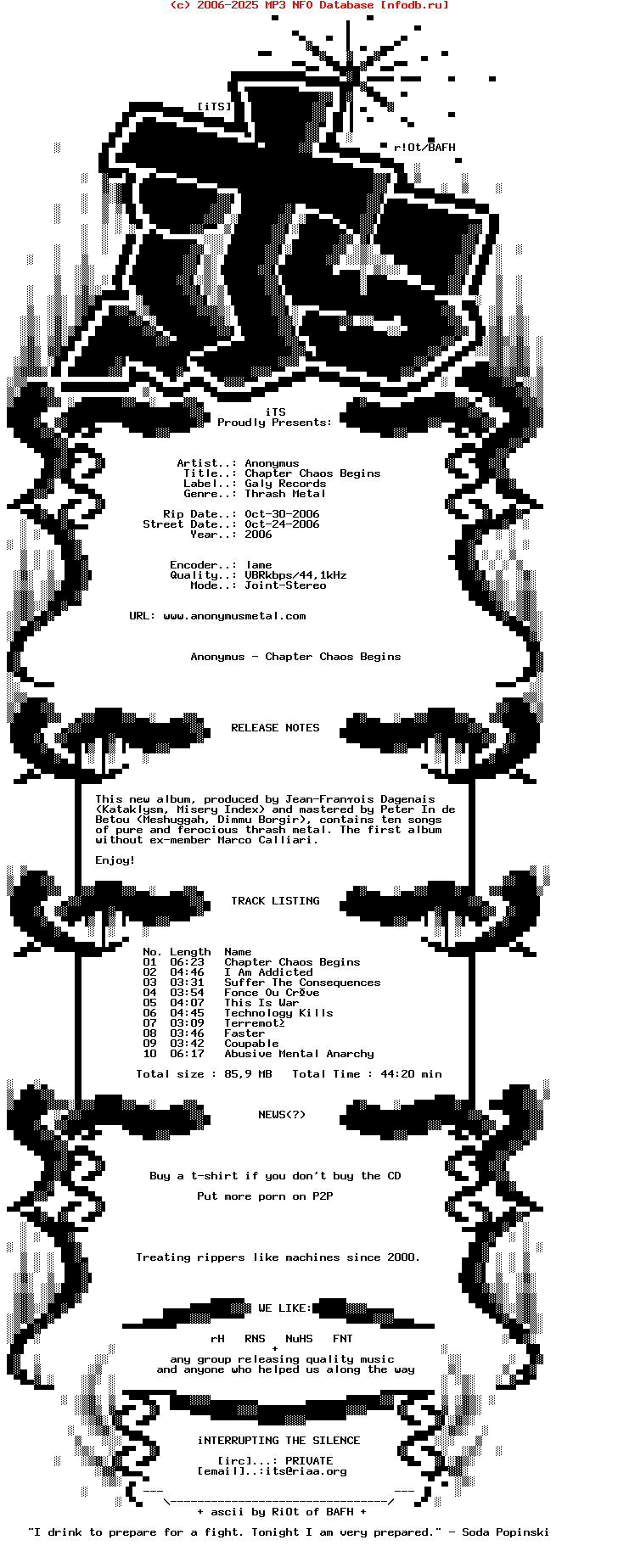 Anonymus-Chapter_Chaos_Begins-2006-ITS