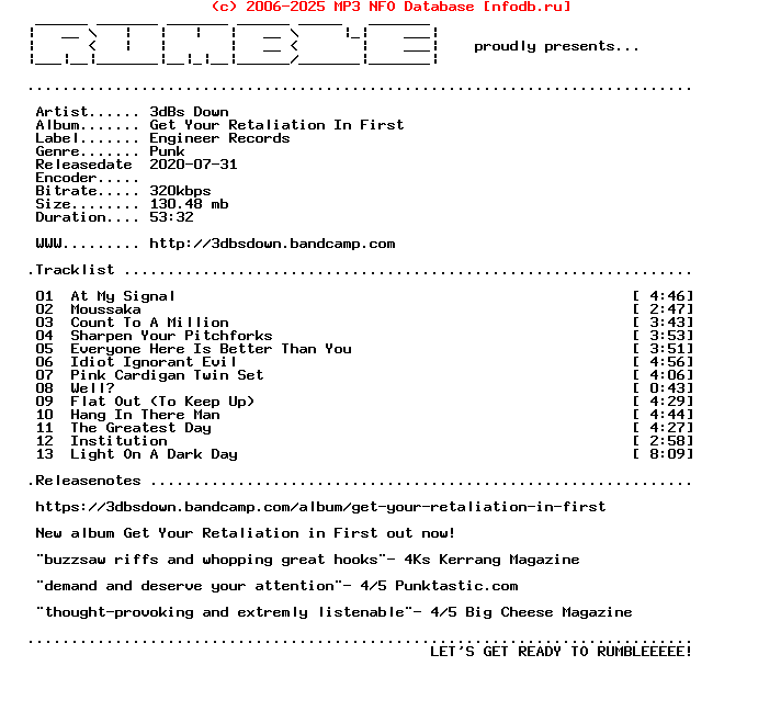 3Dbs_Down-Get_Your_Retaliation_In_First-(WEB)-2020