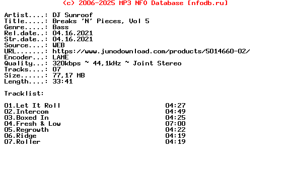 Dj_Sunroof-Breaks_N_Pieces_Vol_5-(BRKN005)-WEB-2021