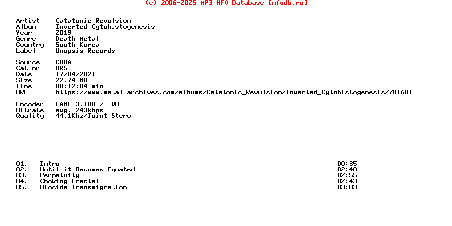 Catatonic_Revulsion-Inverted_Cytohistogenesis-CDEP-2019
