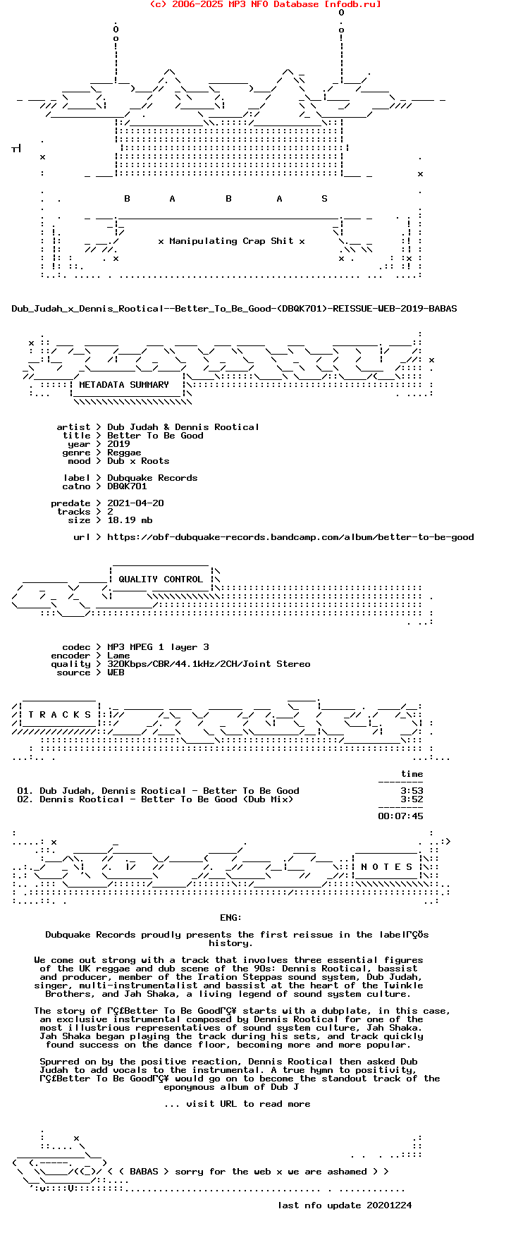 Dub_Judah_X_Dennis_Rootical--Better_To_Be_Good-(DBQK701)-Reissue-WEB-2019-BABAS