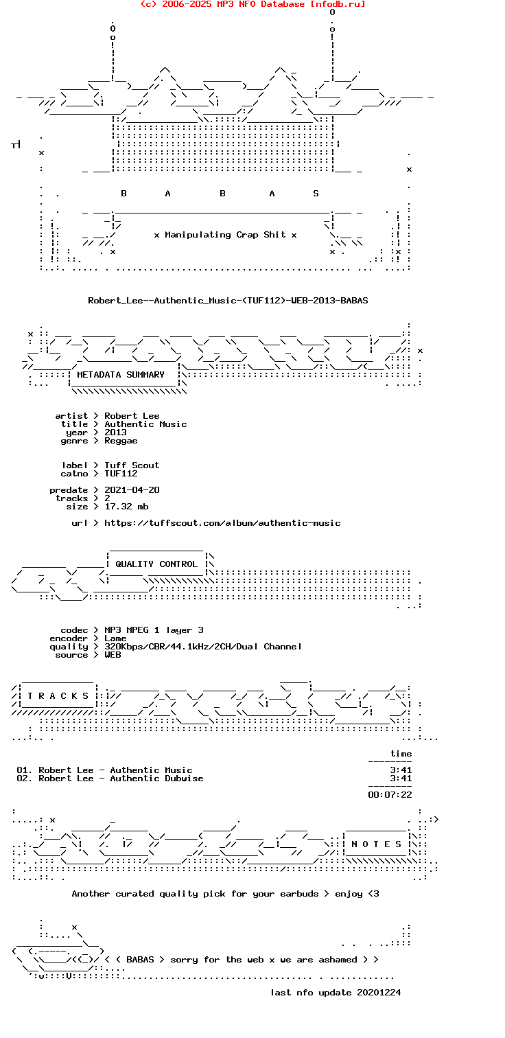 Robert_Lee--Authentic_Music-(TUF112)-WEB-2013-BABAS