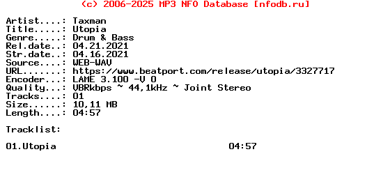 Taxman-Utopia-(PLAYAZ131D)-Single-WEB-2021