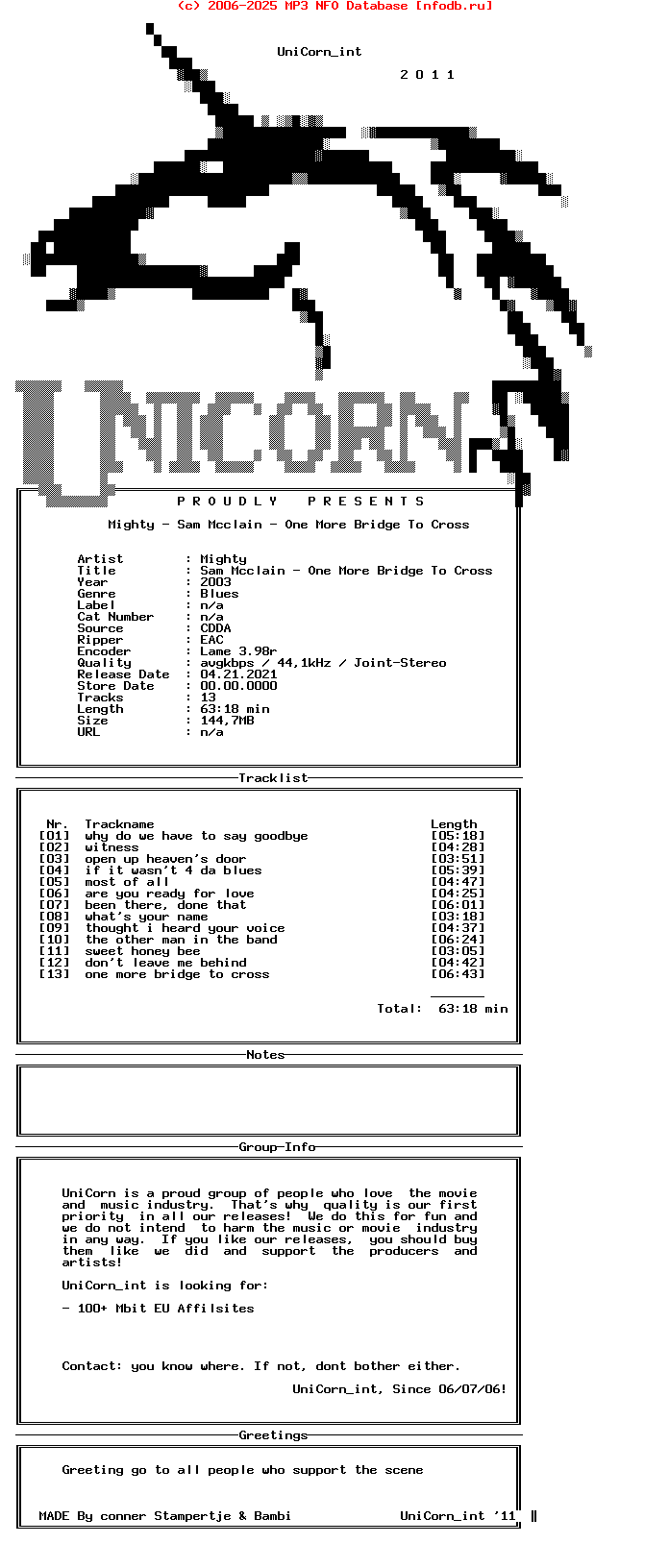Mighty_Sam_Mcclain_-_One_More_Bridge_To_Cross-CD-2003-UNiCORN_INT