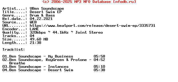 Ben_Soundscape-Desert_Swim_Ep-(DISLTD085)-WEB-2021-PTC